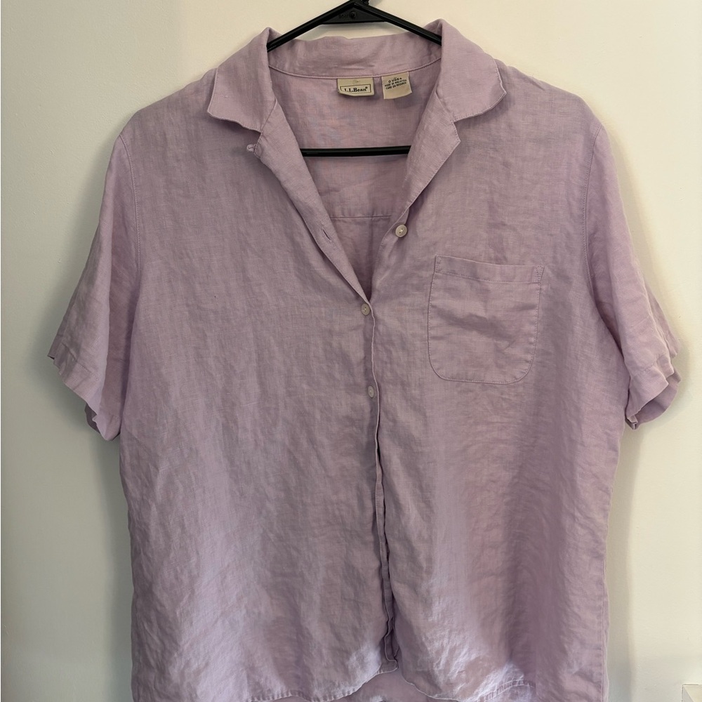 L.L. Bean Lavender Shirt